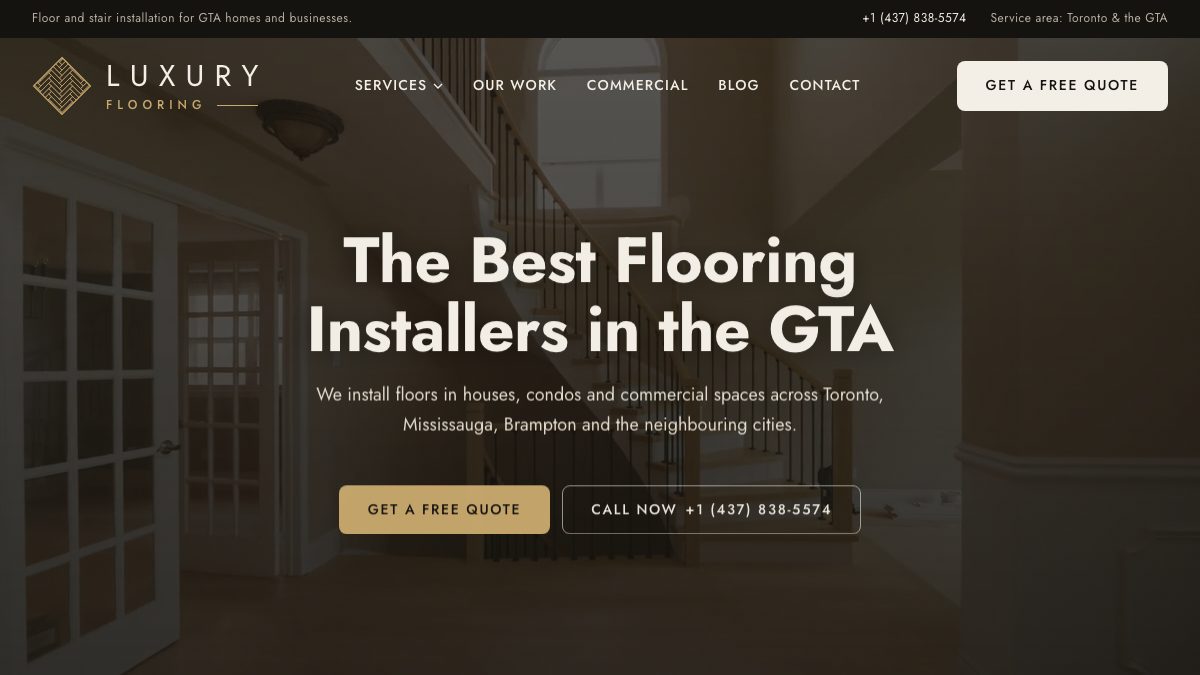 Luxury Flooring website